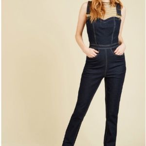Modcloth Don't you Forget about Jeans Overalls